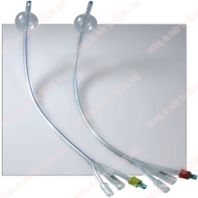 Single Use 3 Way Standard Silicone Foley Balloon Catheter